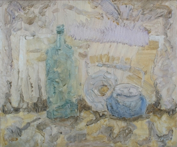 Sidabrinis su cukrine I, 2016, drobė, aliejus, 50x60 cm