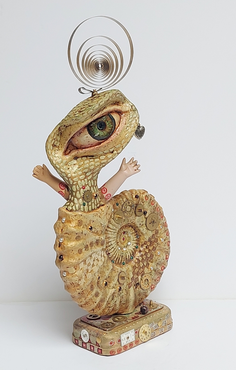 Ateivė, 2024, mišri technika, h 46x23x10 cm, 1/1