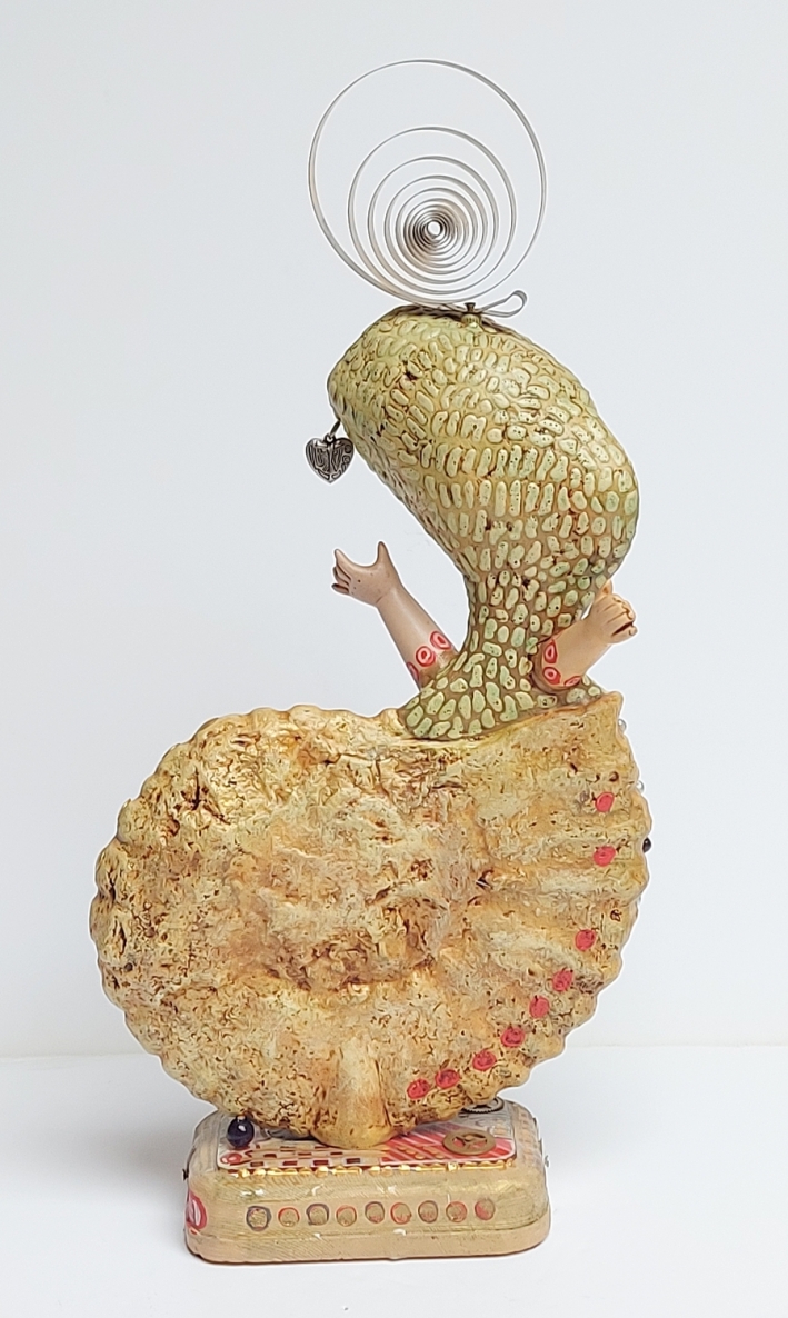 Ateivė, 2024, mišri technika, h 46x23x10 cm, 1/1