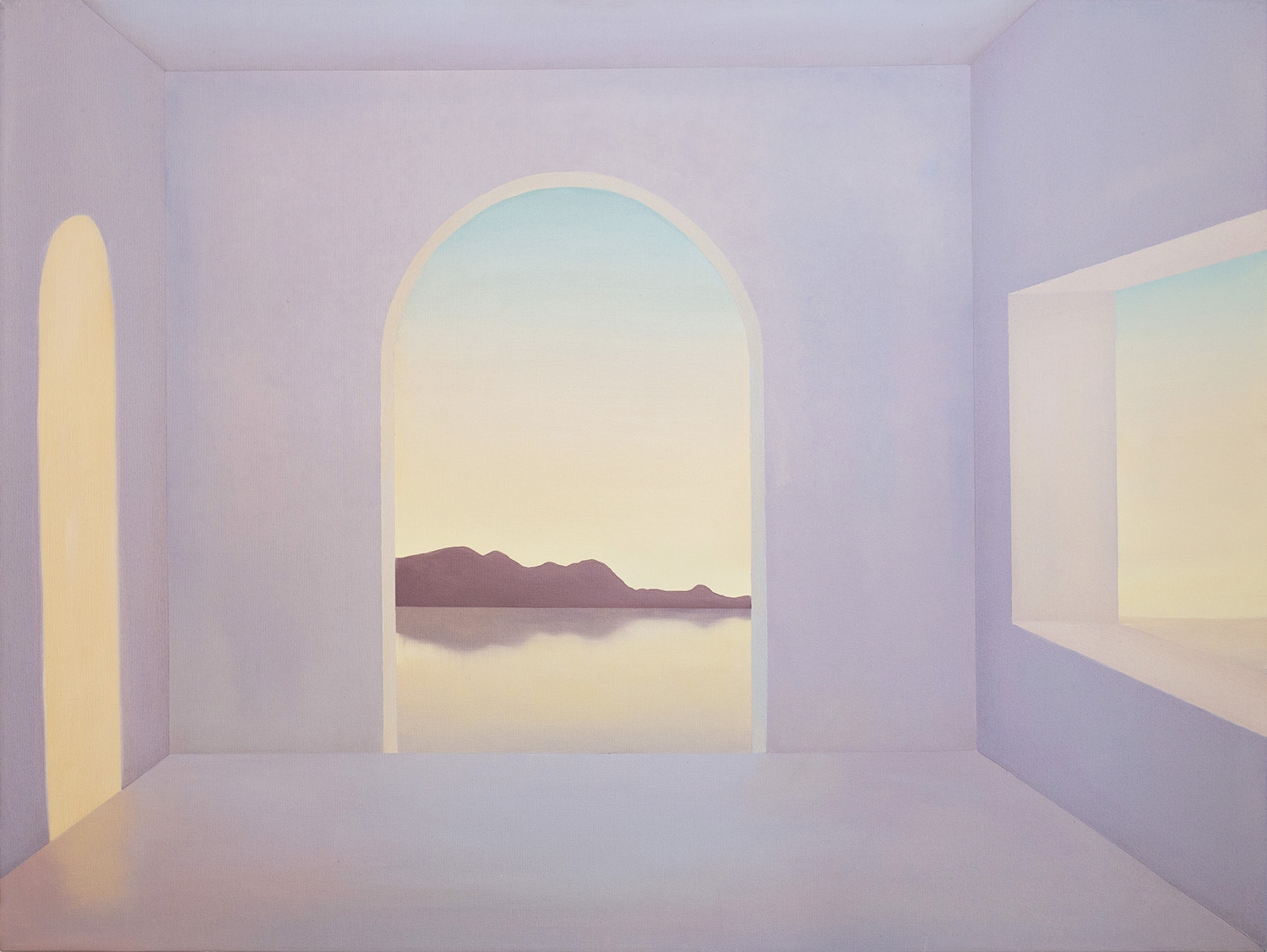 Atspindys kambaryje, 2020, drobė, aliejus, 90x120cm