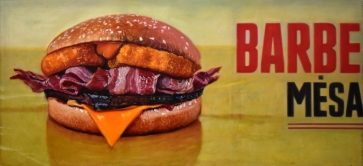 Barbe mėsa, 2021, drobė, aliejus, 70x105 cm