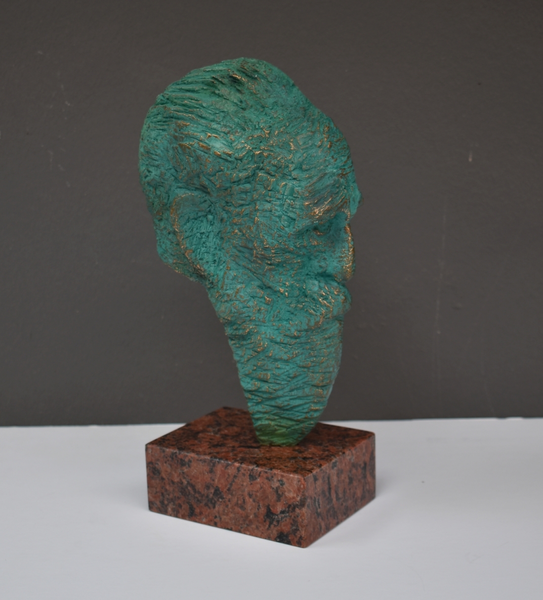 Jonas Basanavičius, 2019, bronza, h 28x11x14 cm, 7/10