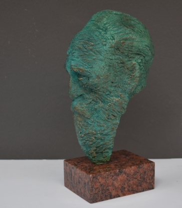 Jonas Basanavičius, 2019, bronza, h 28x11x14 cm, 7/10