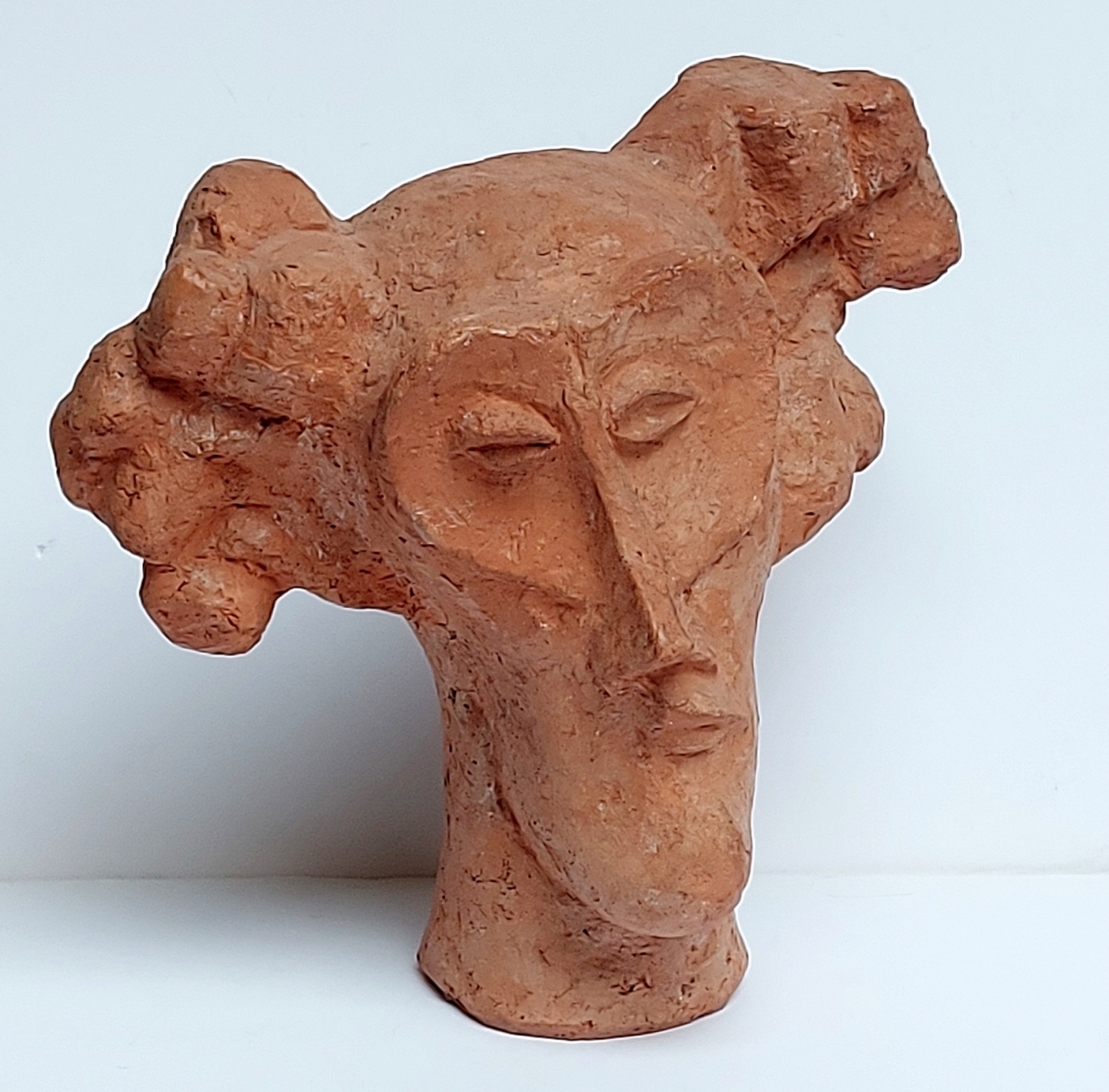 Clown, 1976, terracotta, h 29x31x17 cm, 1/1