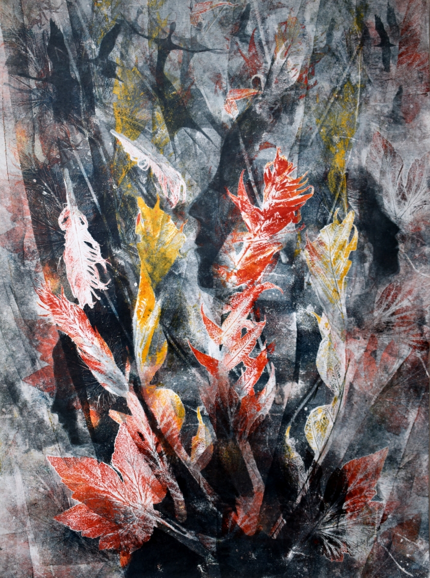 Untitled, 2001, author's technique, 75x62cm 1/1