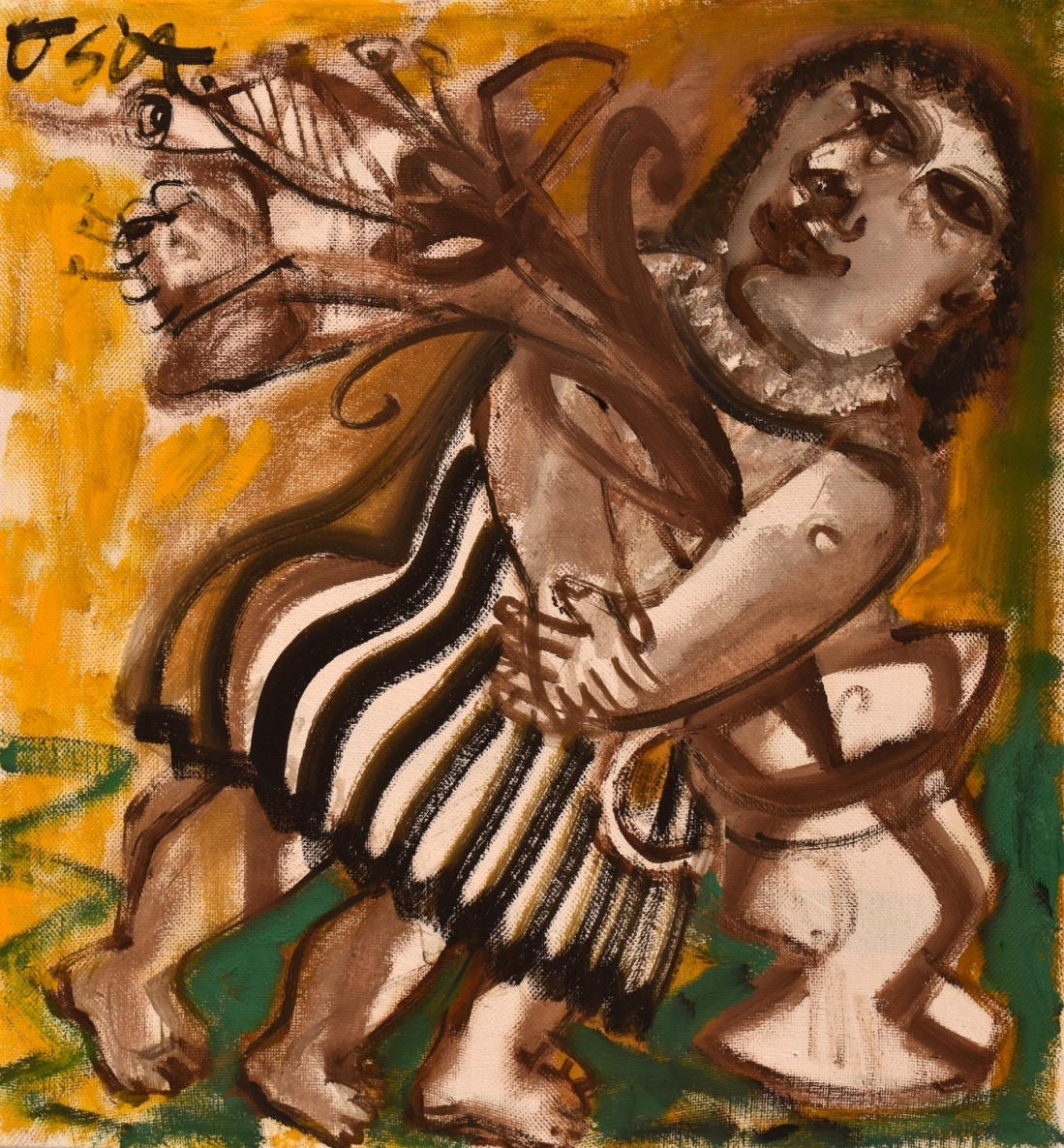 Be pavadinimo, 2019-20, drobė, aliejus, 38x35 cm 