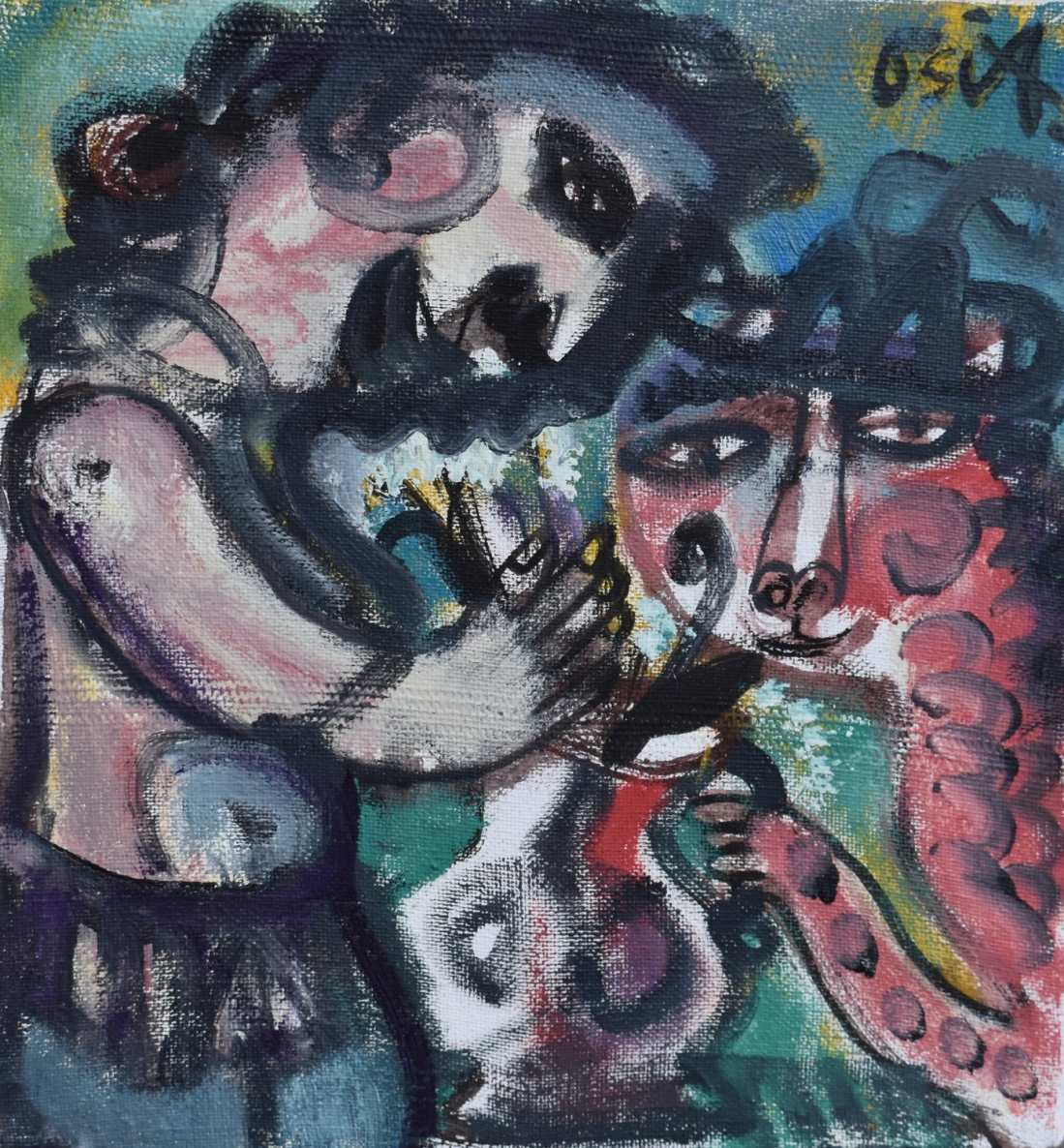 Be pavadinimo, 2020, drobė, aliejus, 35,5x38 cm