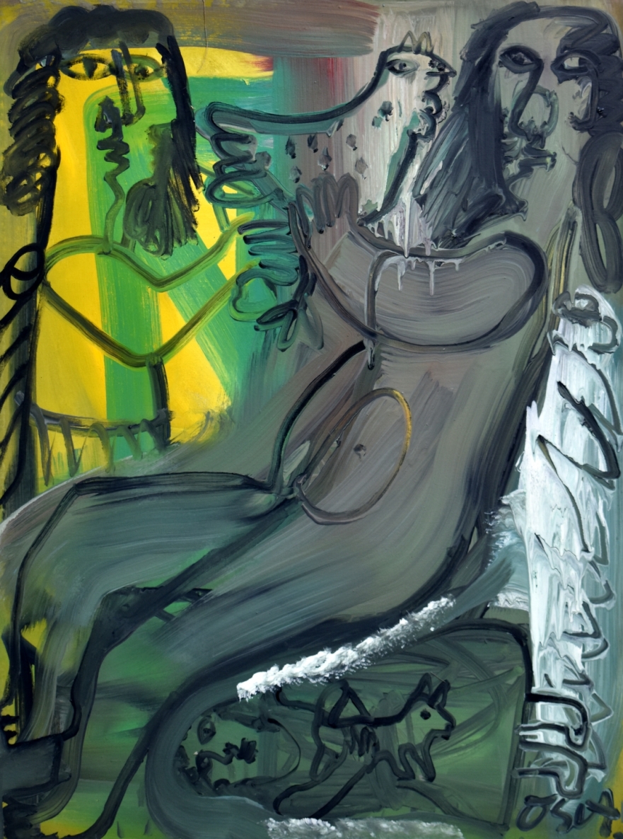 Untitled, oil on canvas, 80x60 cm