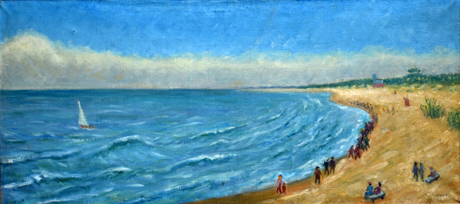 Untitled. Palanga, 1966, oil on canvas, 54x119 cm