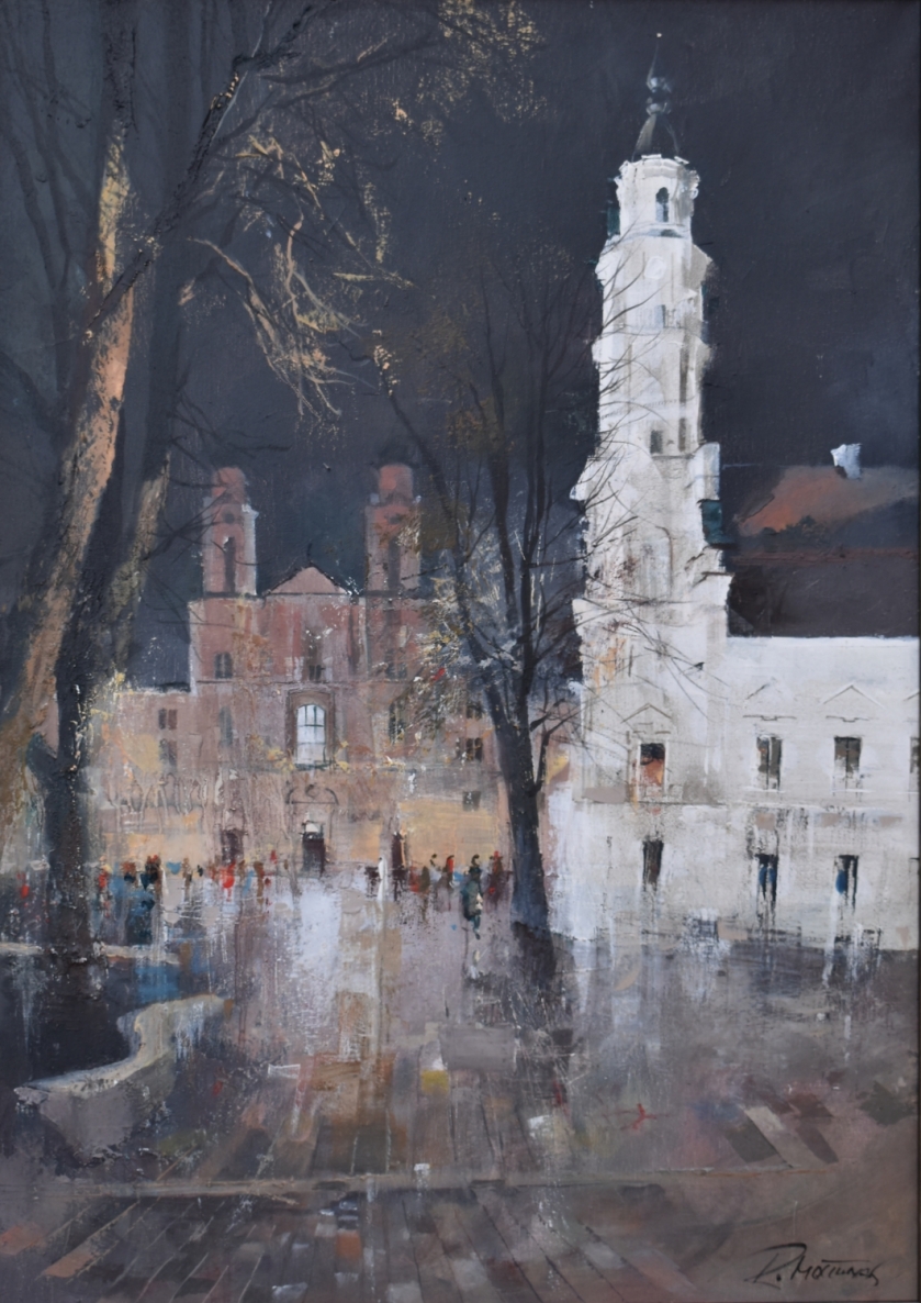 Waiting for the Holidays, 2025, canvas, oil, 70x50 cm, frame 82x62 cm