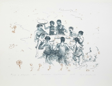 Bendram išgyvenimui, 2005, litografija L, 25×35 cm, 36/43