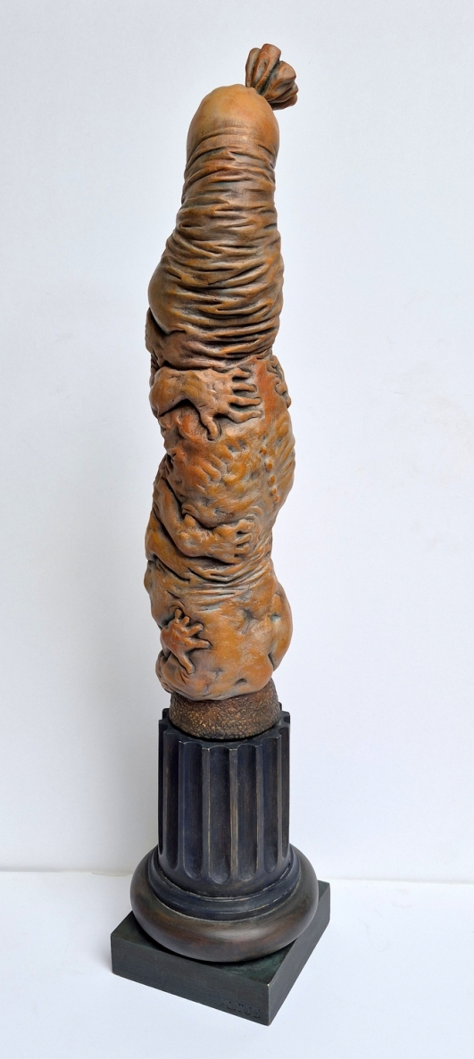 Tower, 2016, wood, paint, h 81x18x18 cm, 1/1