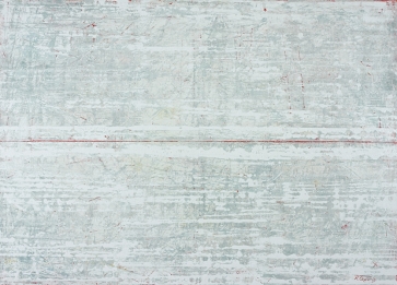 Brūkšnys, 2013, drobė, aliejus, 120x165 cm