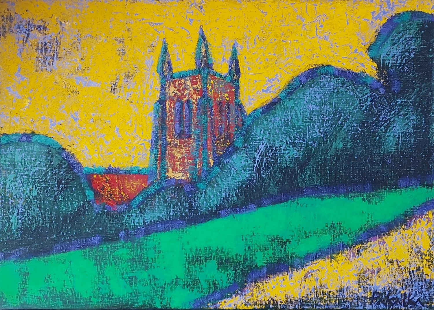 Cromer, 2015-2016, oil on canvas, 50 x 70 cm