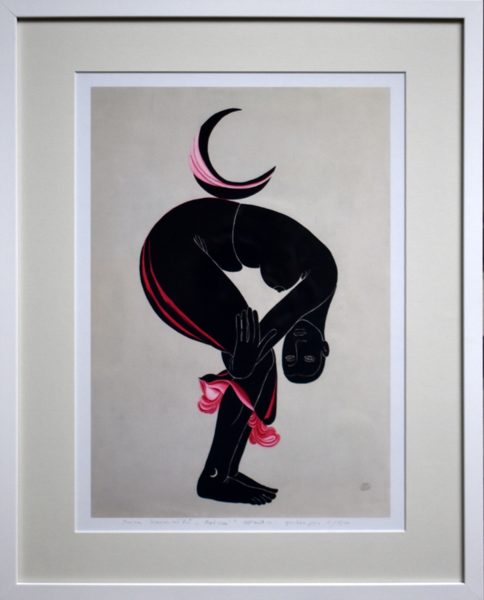 Wane Moon, 2020, paper, giclee, 45x31 cm, frame 63x51 cm 1/50