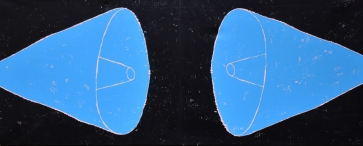 Dialogas, 2000, drobė, lino raižinys, 80x198 cm, 1/1