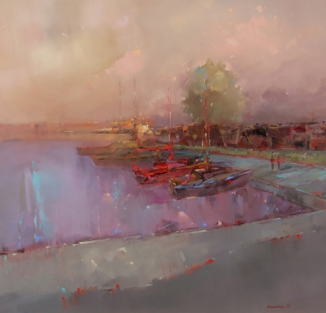 Dialogas Nr. 1, 2017, drobė, aliejus, 95x90 cm  p