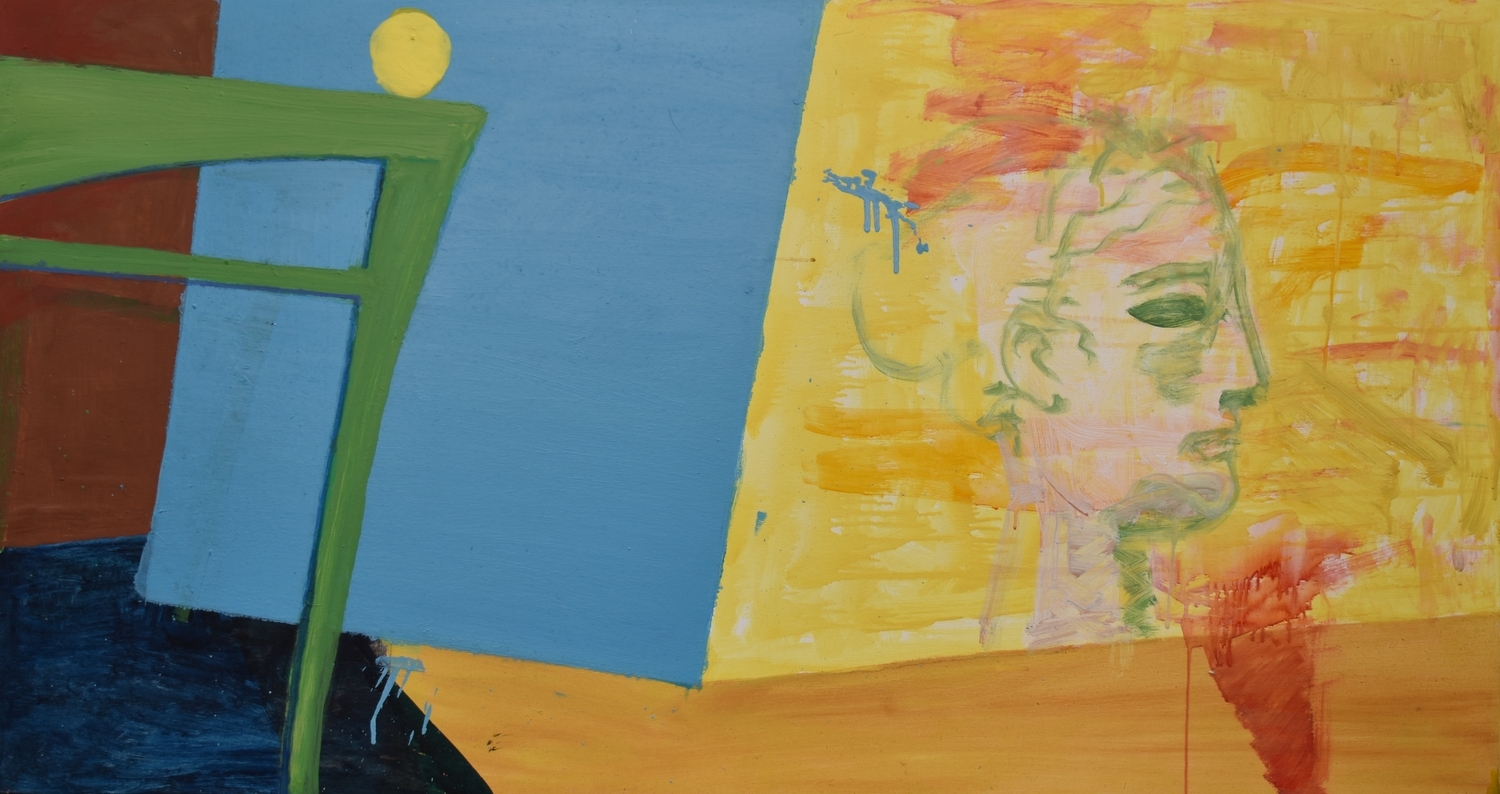 A Day in the Studio, 2011, canvas, oil, 70x130 cm