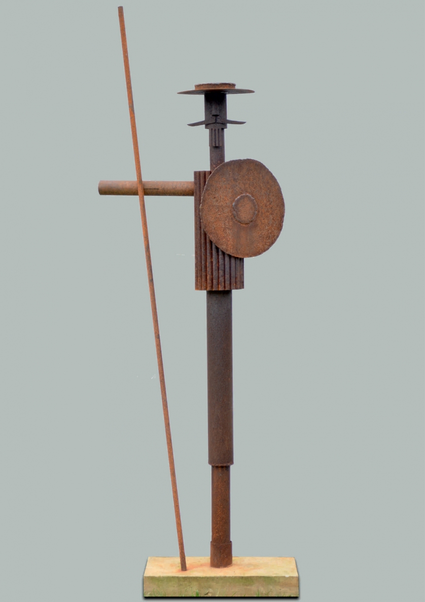 Donkichot, 2017, oxidized metal, h 204 cm, 1/1