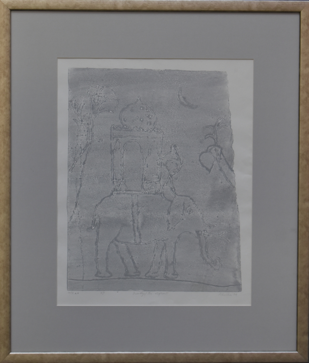 Dramblys, 1994, 47x38cm, su rėmu 71x61cm, 10/18