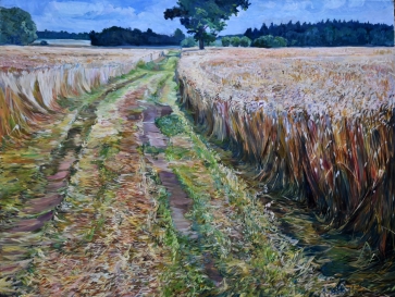 Link ąžuolo, 2025, drobė, aliejus, 110x143 cm