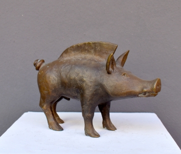 Šernas, 2013, bronza, h 12,5x19x6 cm, 1/9