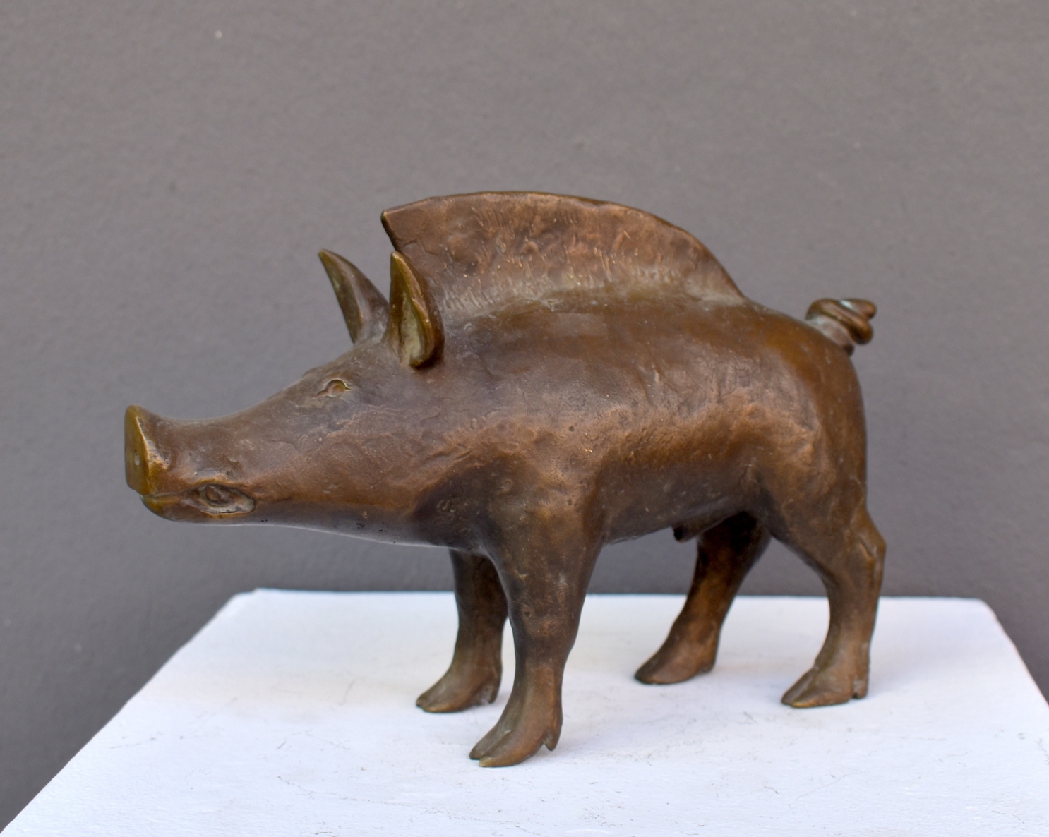 Šernas, 2013, bronza, h 12,5x19x6 cm, 1/9