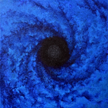 Kurk tave supantį pasaulį, 2016, drobė, akrilas, 100x100 cm