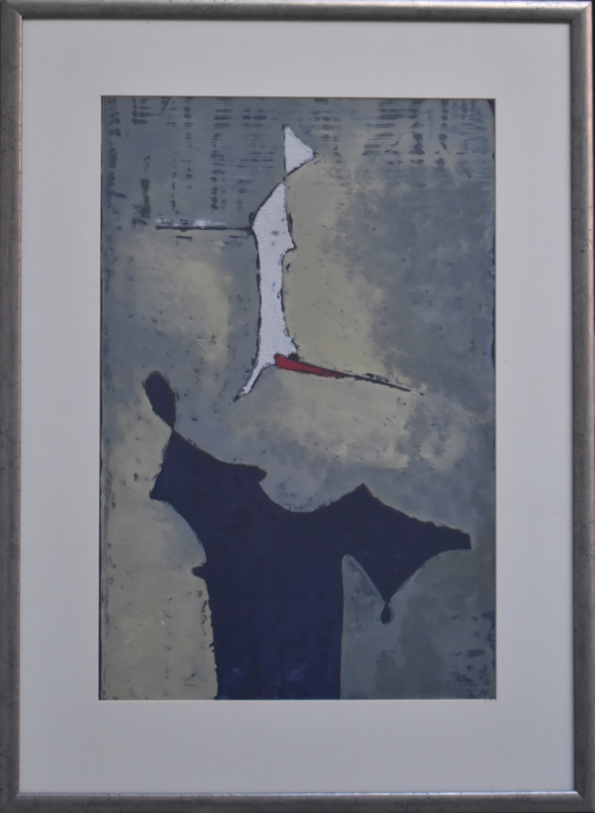 Balta keleivė, 2009, popierius, moliotipija, 70x52cm, 1/1