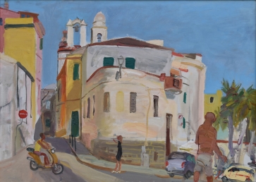 Alghero, Sardinija, 2012, drobė, aliejus, 50x70 cm, rėmas 60x80 cm