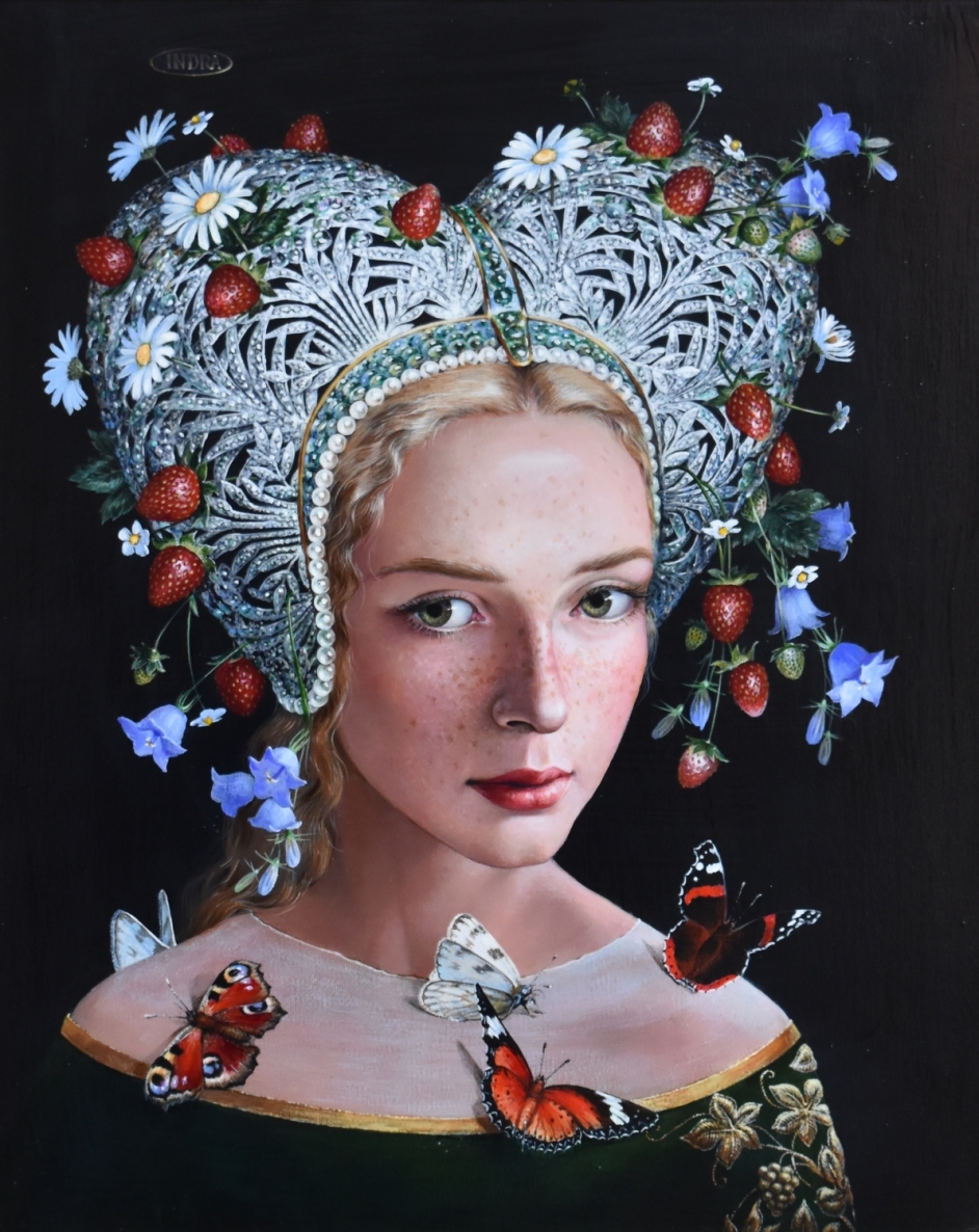 Summer, 2021, canvas, acrylic, 50x40 cm