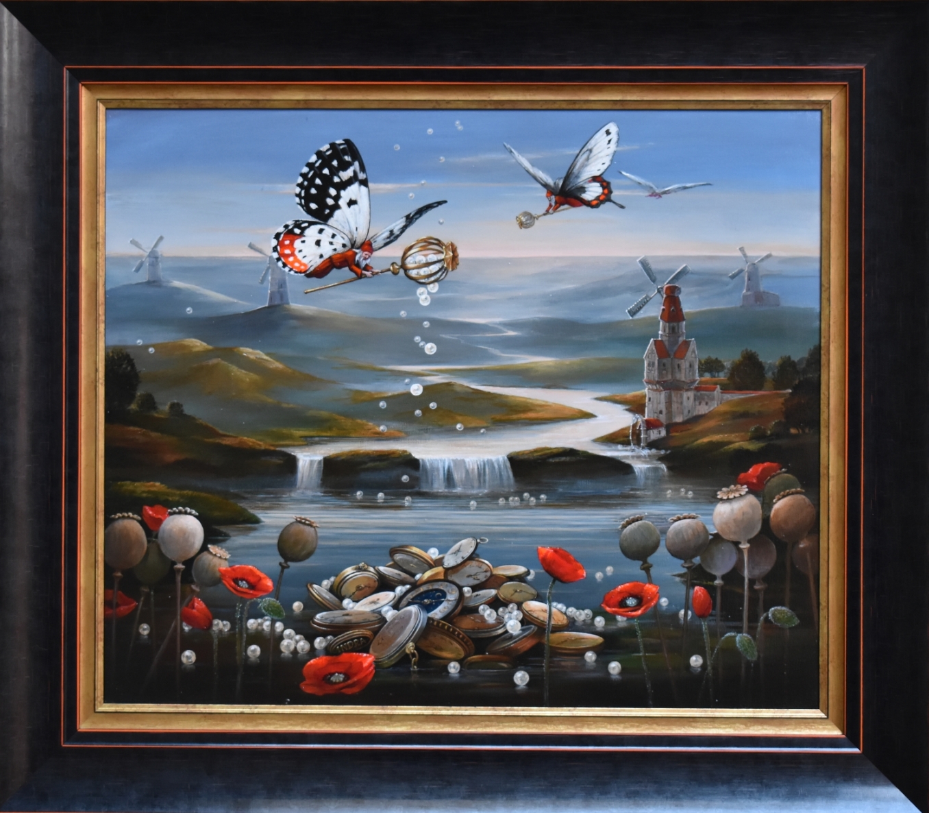 Valley of Dreams, 2024, canvas, acrylic, 50x60 cm 6900e