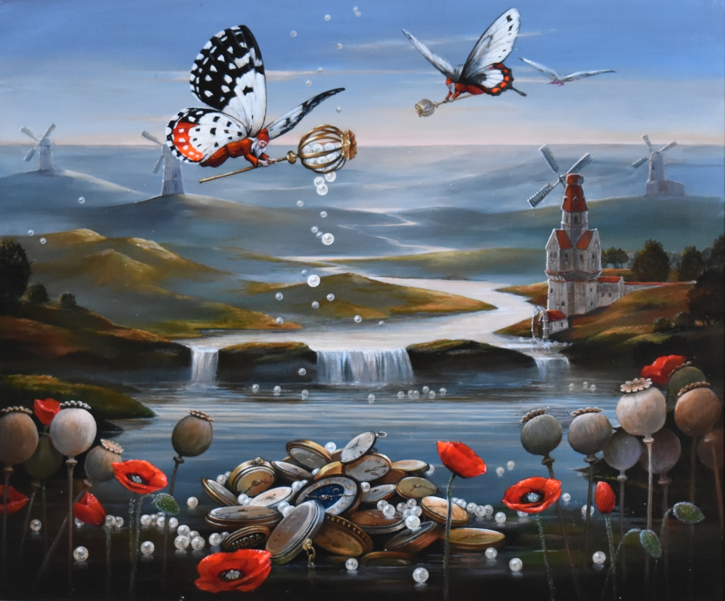 Valley of Dreams, 2024, canvas, acrylic, 50x60 cm 6900e