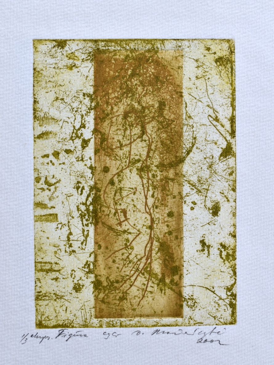 Figure, 2002, mixed media, 16x11 cm