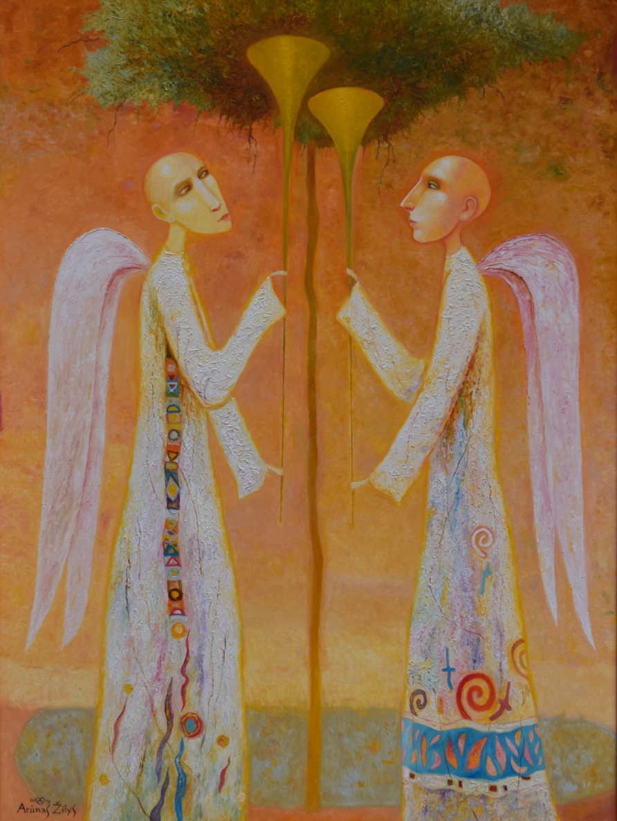 Gera žinia, 2009, drobė, aliejus, 90x120,5 cm