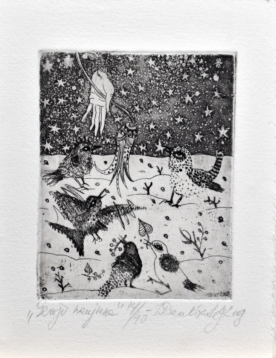 Geroji Naujiena, 2008, ofortas, 12x9 cm, 14/40