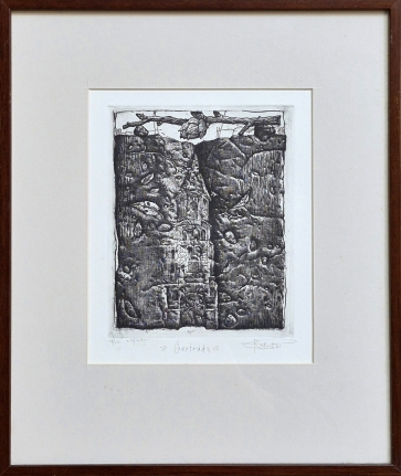 Gertrūda, 2005, ofortas, 20x15 cm,  41x34 cm, 18/50