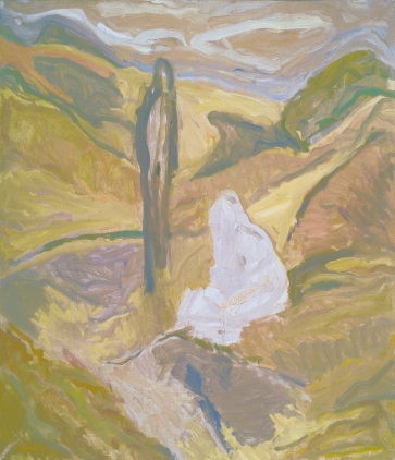 Gundymas dykumoje III, 1991, drobė, aliejus, 116x100 cm