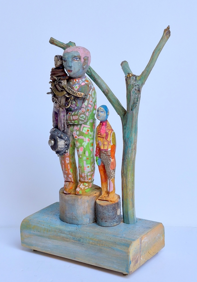 Honor, 2015, author's technique, h 31x21x10 cm, 1/1