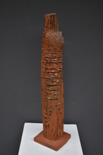 Horizontalė-vertikalė, 2007, medis, h 47 cm, 1/1