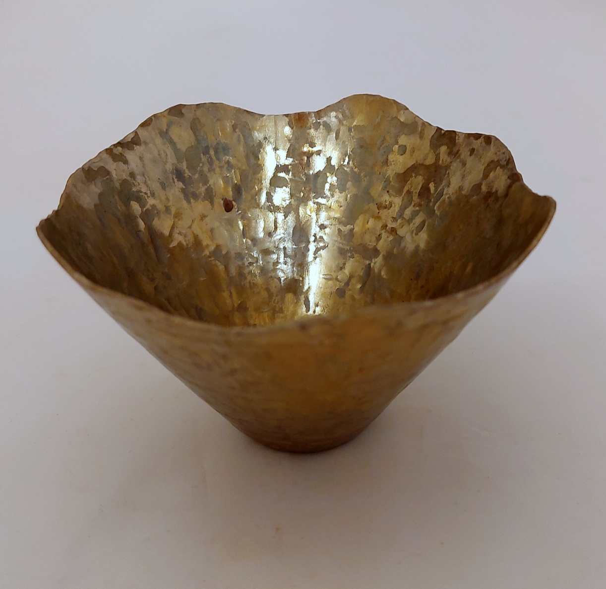 Vessel, 2021, oxidized copper, h 6.5 cm, d 10.1 cm 