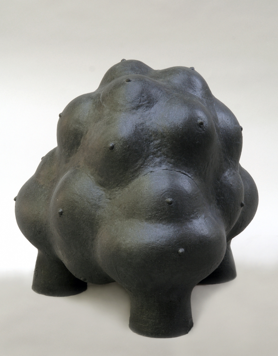 Pyramid of India, 2011, stone mass, oxides, 50x55x55 cm, 1/1