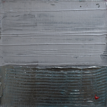 From the series Red, 2021, canvas, acrylic, 30x30 cm