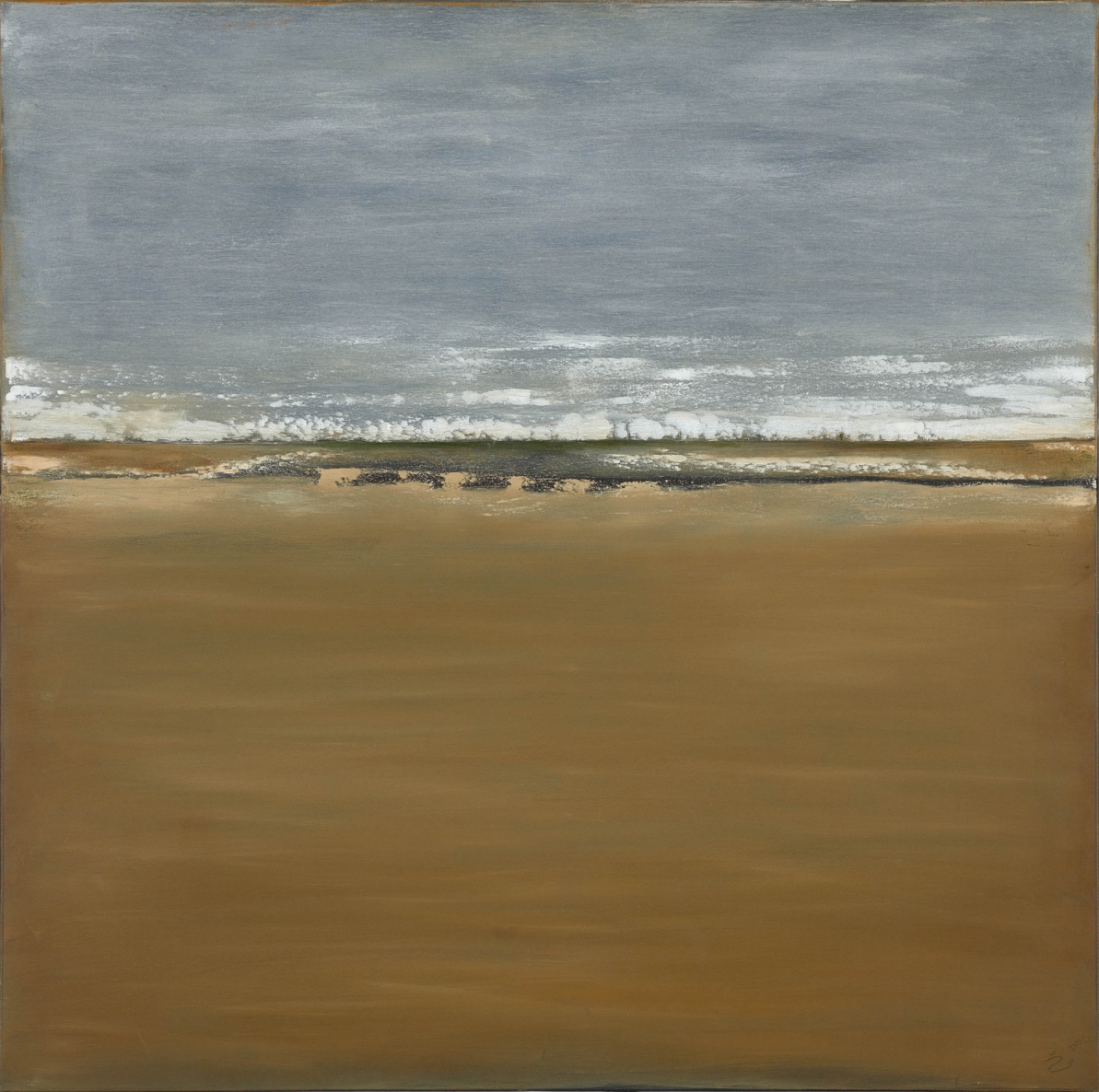 Iš ciklo Žiema lll, 2020, drobė, aliejus, 100x100 cm