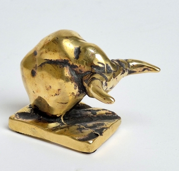 Bull, 2021, bronze, 5 x 6.5 x 4 cm, 5/5