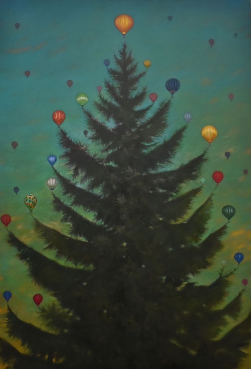 Joninės, 2020, drobė, aliejus, 160x110 cm 