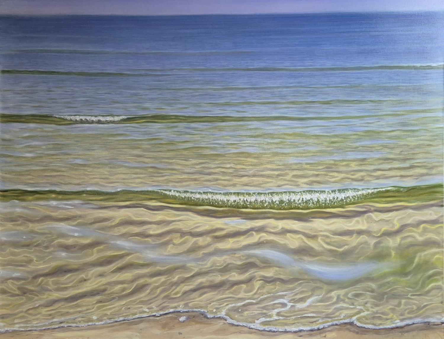 Jūra, 2025, drobė, aliejus, 140x180 cm