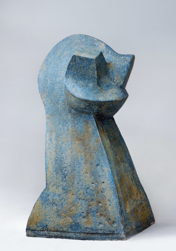 Jūros banga, 2015, akmens masė, glazūra, 120x51x58cm, 1/1