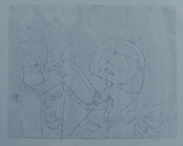 Kepa, 1994, autorinė technika, 30x38cm