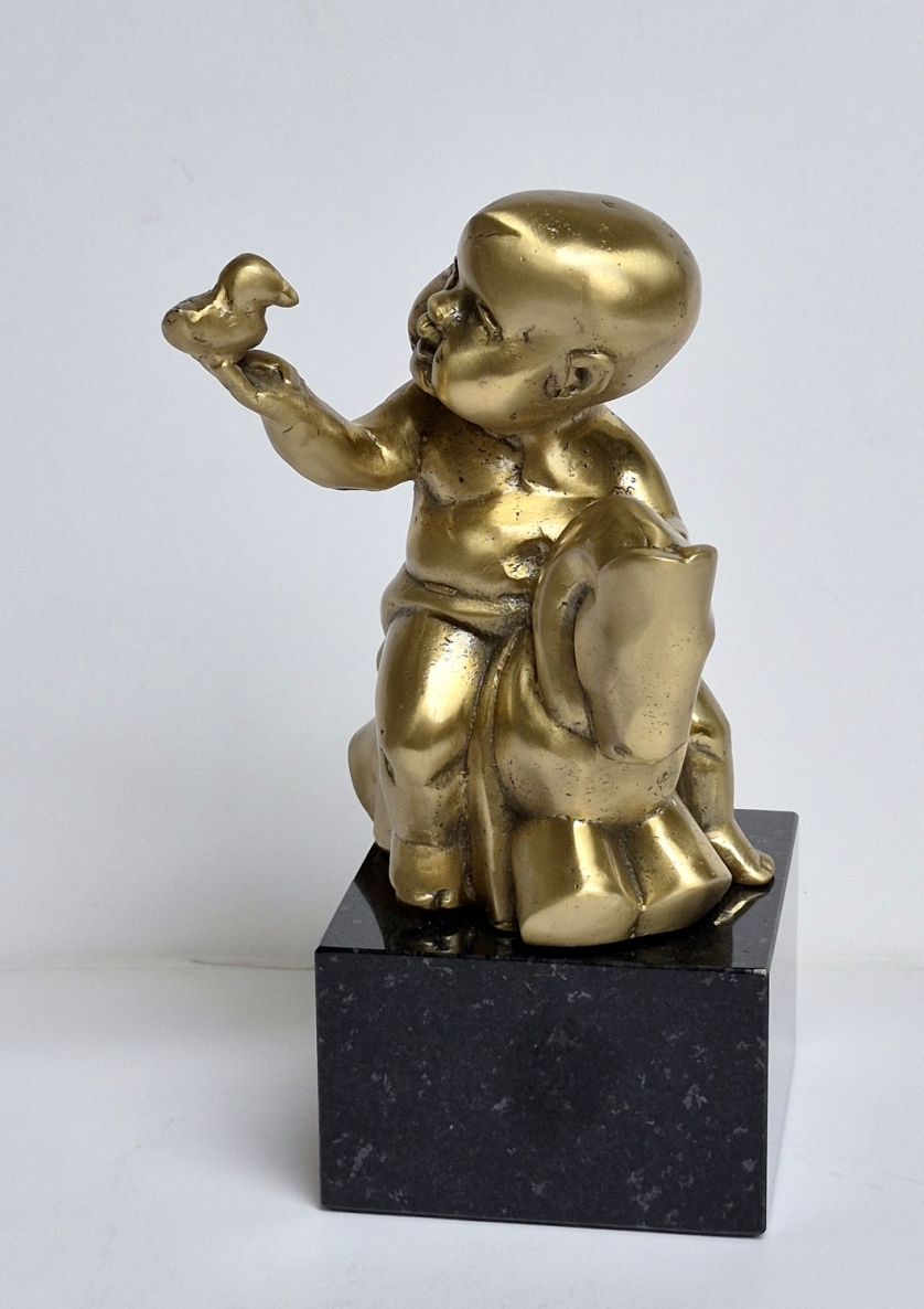 What a Great Rider He is, 2026, bronze, h 17.5x11x9 cm, 2/6